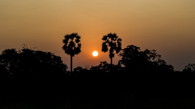 Päikeseloojang, Sri Lanka rahvuspark