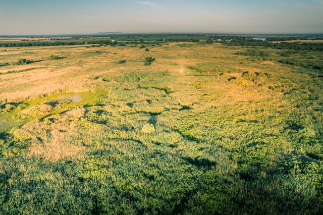 Droonivaade Doonau delta laguunile, Rumeenias