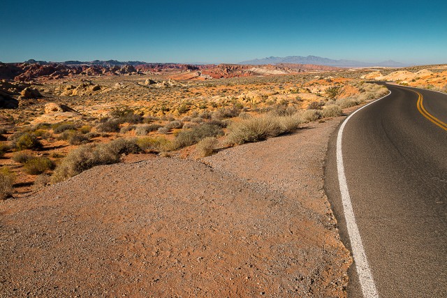 Nevada osariigis asuva Fire State looduspark ja seda läbiv maantee