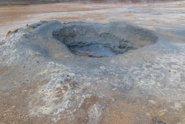 Hveriri geotermiline piirkond Põhja-Islandis Myvatni järve lähedal