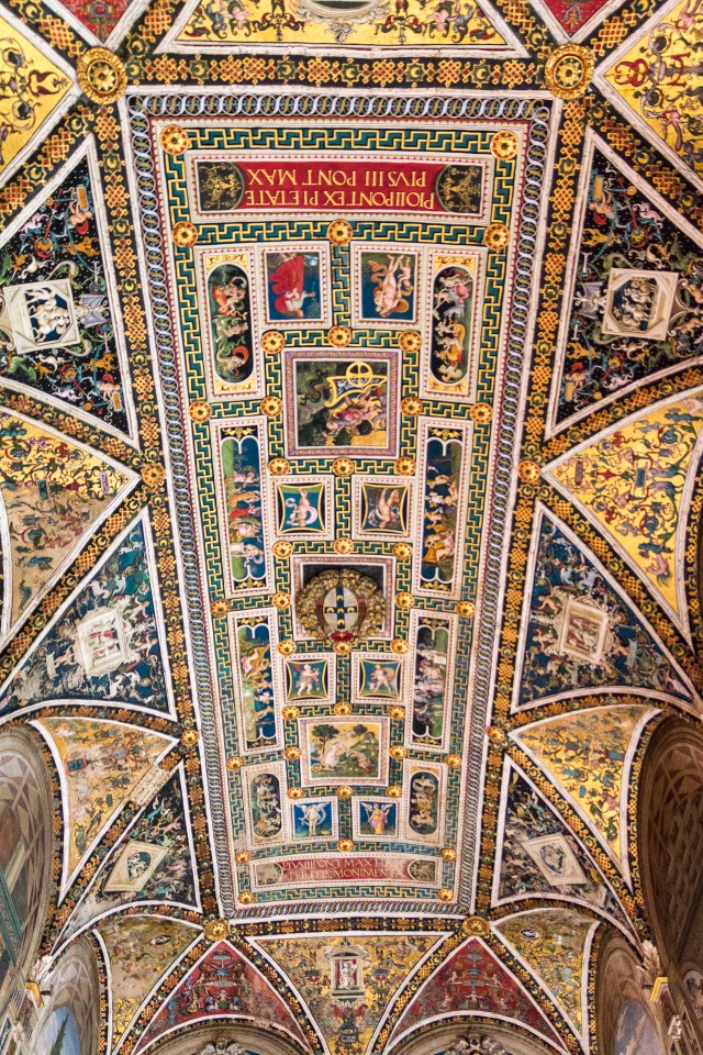 Laemaaling Piccolomini raamatukogus Siena linnas Toscanas