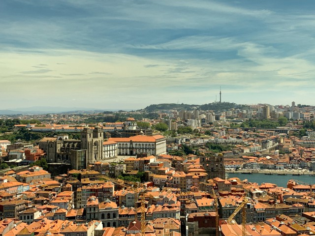 Vaade Porto ajaloolisele linnale, Portugal