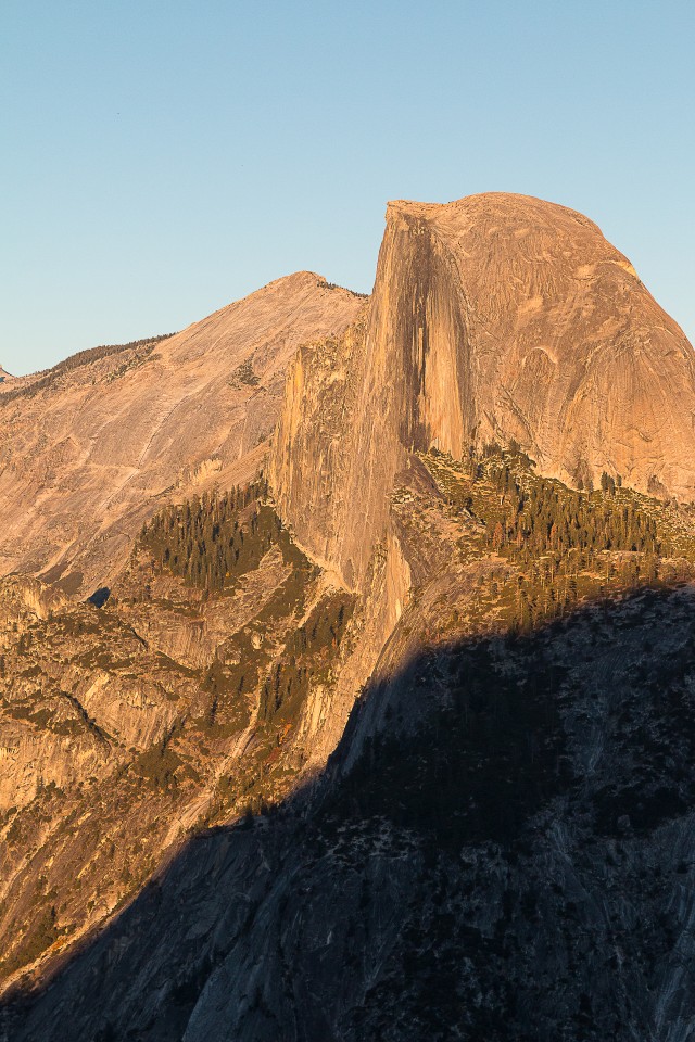 Liustiku kõrgeim punkt päikese käes, Yosemite