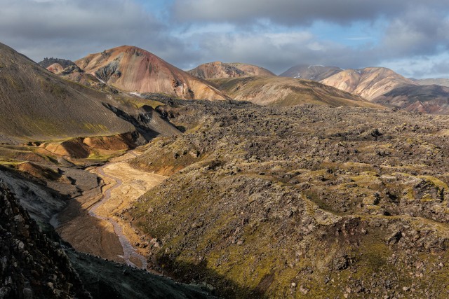Landmannalaugari mäestik Islandi edelaosas