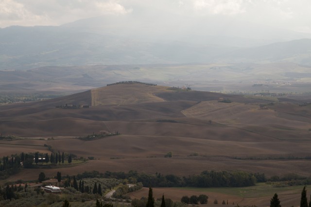 Toscana kaunis maastik Itaalias