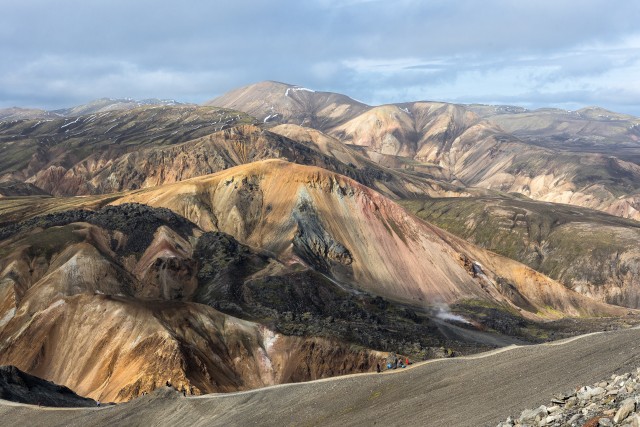 Landmannalaugari mäestik Islandi edelaosas