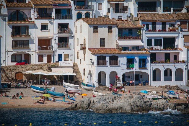 Calella de Palafrugelli küla Kataloonia, Costa Brava, Hispaanias