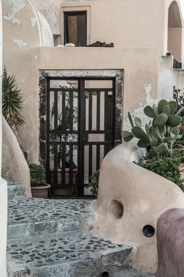 Oia küla maja uks, Santorini, Kreeka