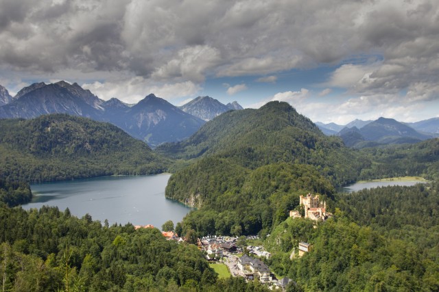 Vaade Neuschwansteini lossile Baierimaal, Saksamaa