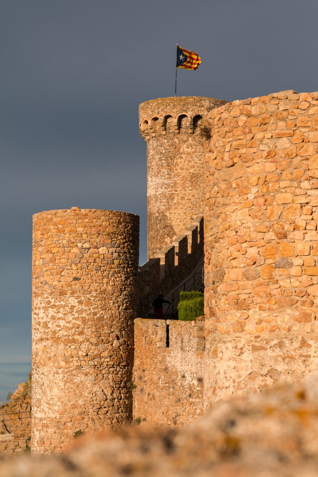 Tossa De Mari vana kindluse keskaegne torn