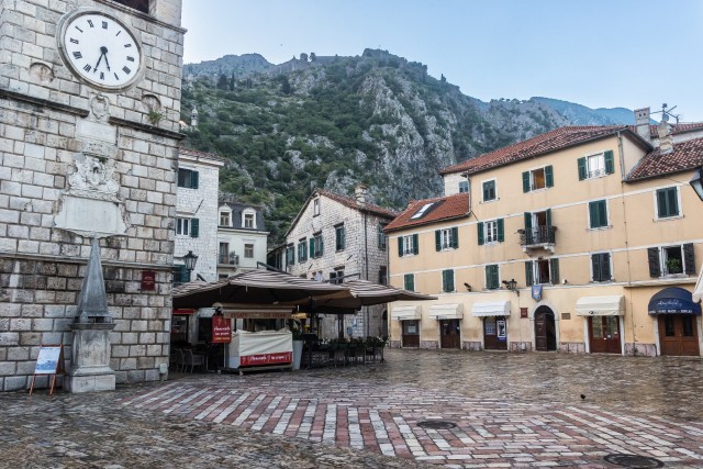 Kotori vanalinna peaväljak, Montenegro