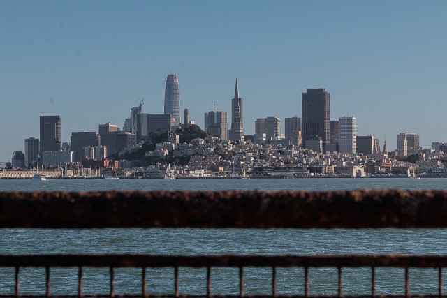 Panoraamvaade San Francisco linnale, Californias