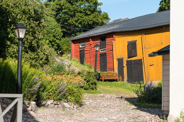 Sisehoovis asuvad kuurid Porvoo linnas Soomes