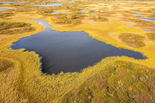 Droonivaade jõele, Island