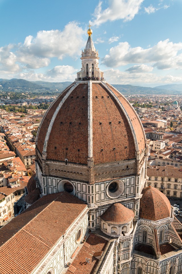 Vaade Brunelleschi Kuplile ja Firenze linnale, Itaalia