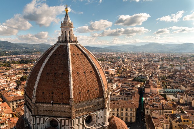 Vaade Brunelleschi Kuplile ja Firenze linnale, Itaalia