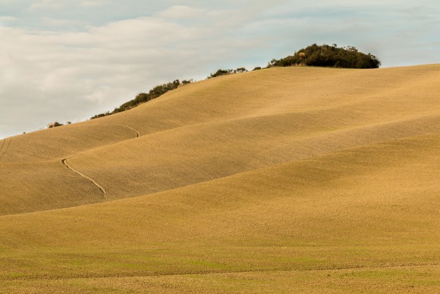Toscana kaunis maastik Itaalias
