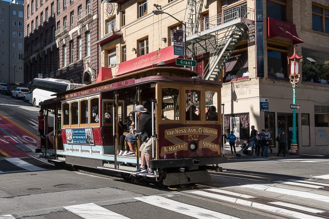 San Francisco linna köisraudtee, California