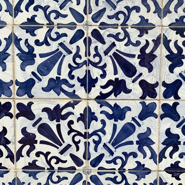 Portugali plaatide trükk, Lissaboni sinine azulejo