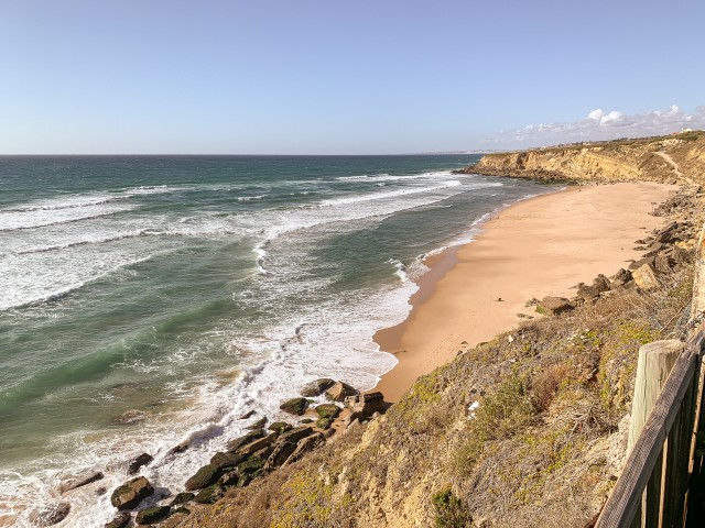 Praia da Orelheira rand, Portugal