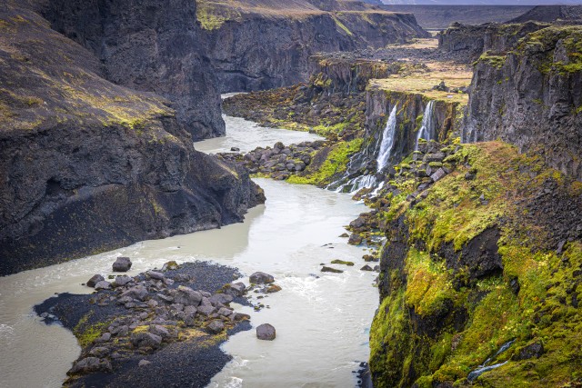 Droonivaade Sigoldugljufuri maastikule